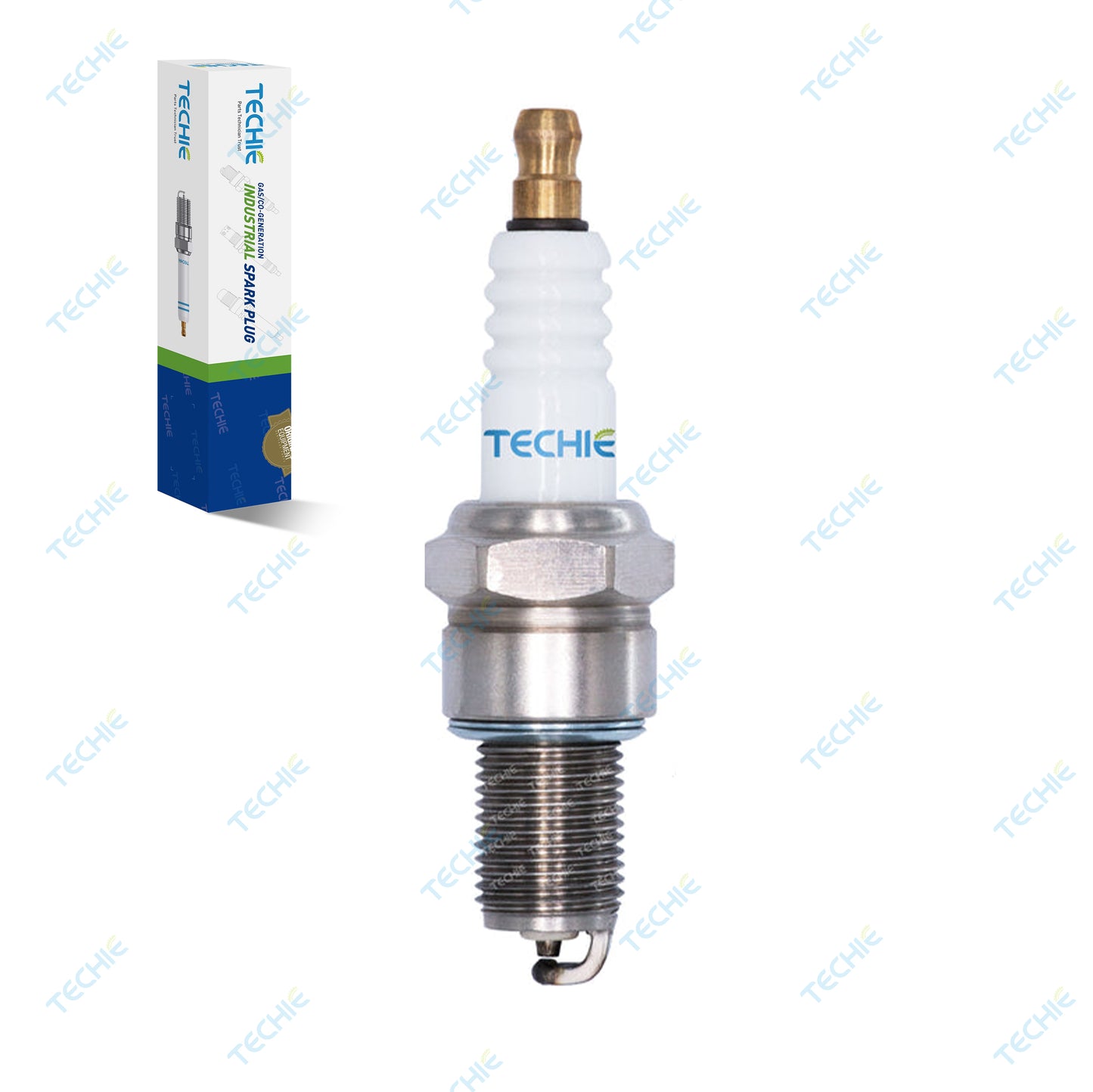 TECHIE TISS9855 high performance prechamber spark plug for application in CAT 3500 series