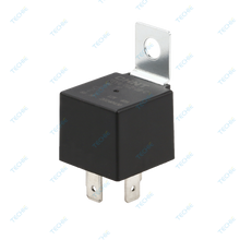 Techie TKRB4241 4pin 12V automotive Relay with fixing plate, suitable for cars, motorcycles, trucks