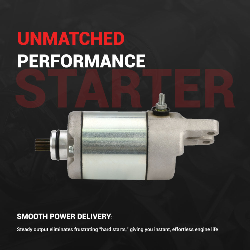 Techie TS1S8021 Starter Motor Replacement for 31200-HA7-305,31200-HA7-315,31200-HA7-671,SM13233,SMU0030 Fit for HONDA ATV TRX350 1986