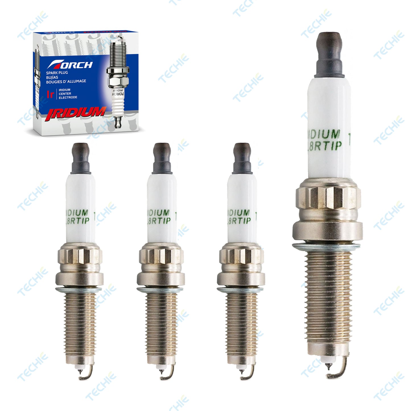 TORCH UL8RTIP Iridium Spark Plug  Replace for NGK 94201  SILZKGR8B8S