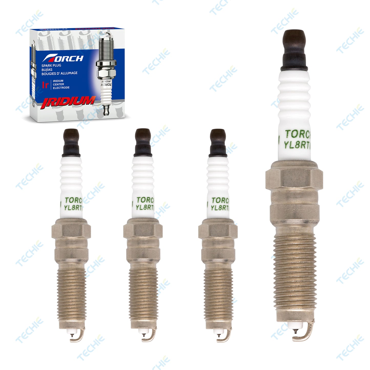 TORCH YL8RTIP Iridium Spark Plug Replace for NGK 91924 ILZNAR8A7G