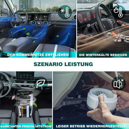 Techie Gebläsemotor für VW T5, Transporter T5, Multivan T5, T5 Plattform 2003-2015, ersetzt 7H1819021B, 7E1819021A, 7E1819021C, 7H1819021D, 7H1819021A